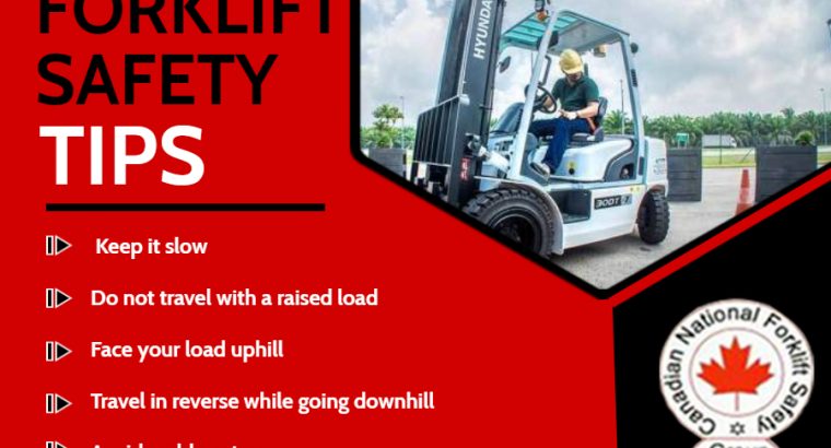 Best Forklift certification brampton