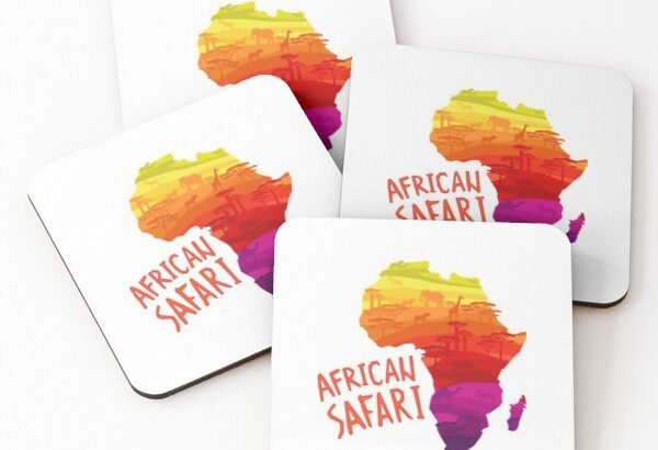 A selection of Christmas Gifts with an African theme