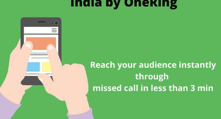 Missed Call Service Provider in India – Onering