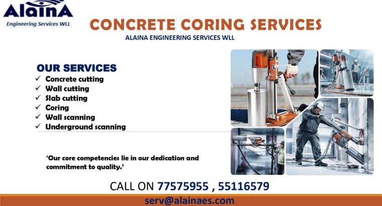 Concrete coring services