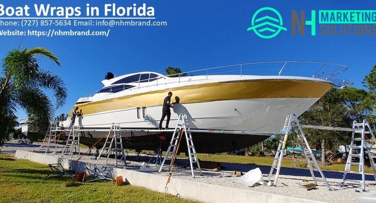 Boat Wraps in Florida With High Quality Material at Affordable Price