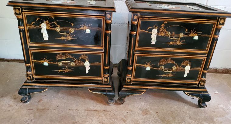 CHINESE BLACK LACQUER FURNITURE