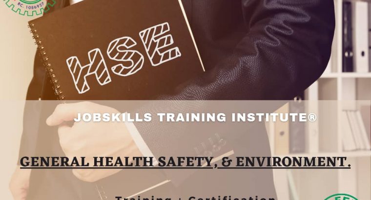 GENERAL HEALTH, SAFETY & ENVIRONMENT TRAINING (LEVEL 1 & 2 OF 3)