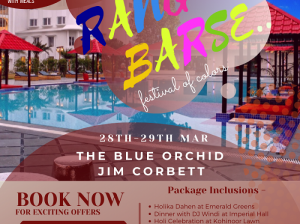 Jim Corbett Holi Packages | The Blue Orchid Hotel & Resort Jim Corbett