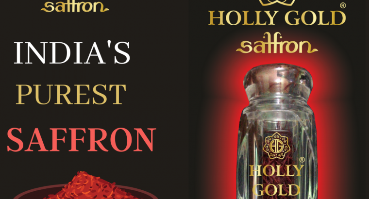 Buy 100% Pure Kashmir Saffron from Holly Gold