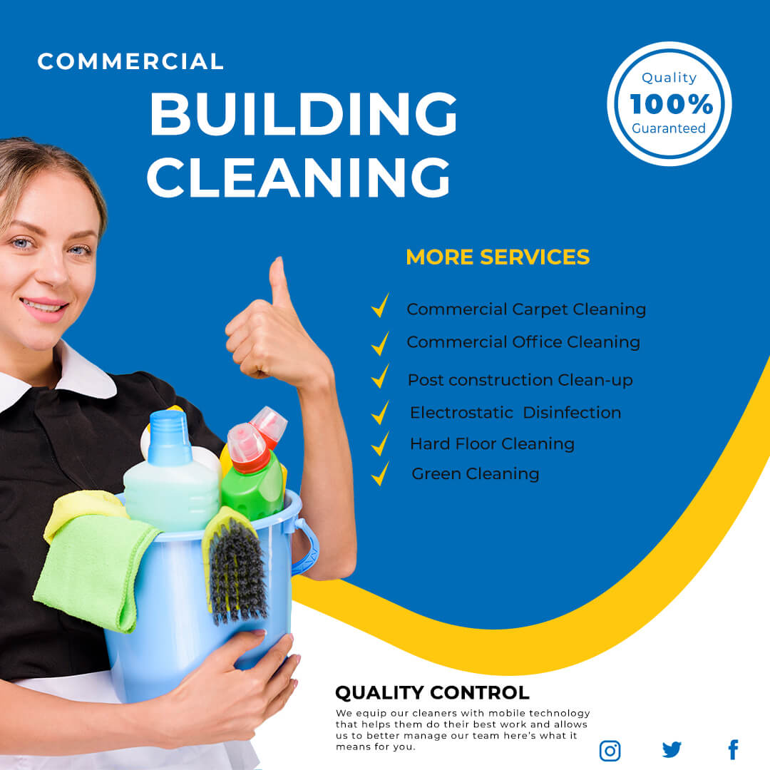 Get Commercial Building Cleaning Services For your homes