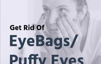 Remove bags under the eyes in under 5 minutes