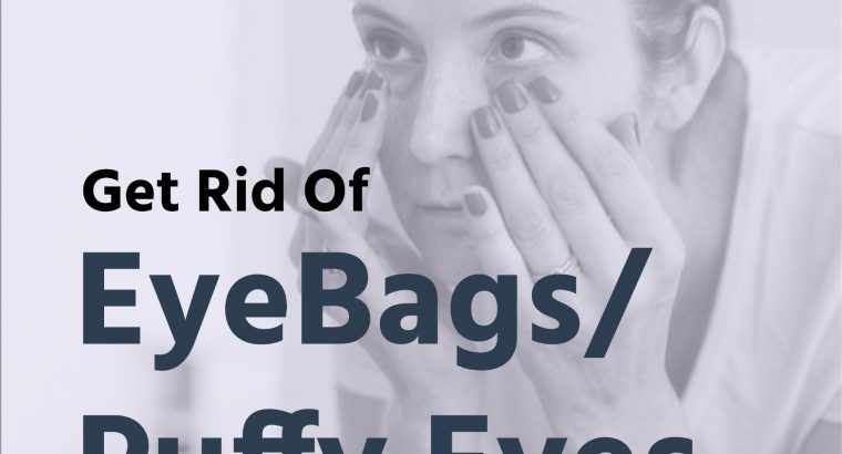 Remove bags under the eyes in under 5 minutes