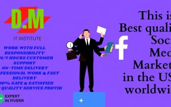 I will do social media marketing for your business