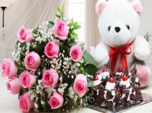 Birthday gifts combo| Cake | Flowers | Chocolate