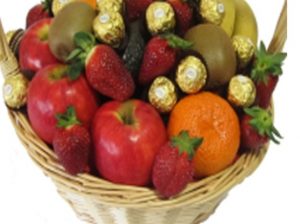 Fruit and Ferrero Baskets for Delivery 