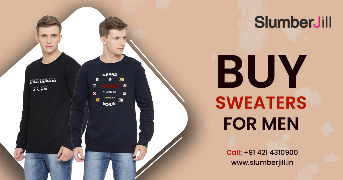 Buy Sweaters & Sweatshirts for Men – Slumberjill.in