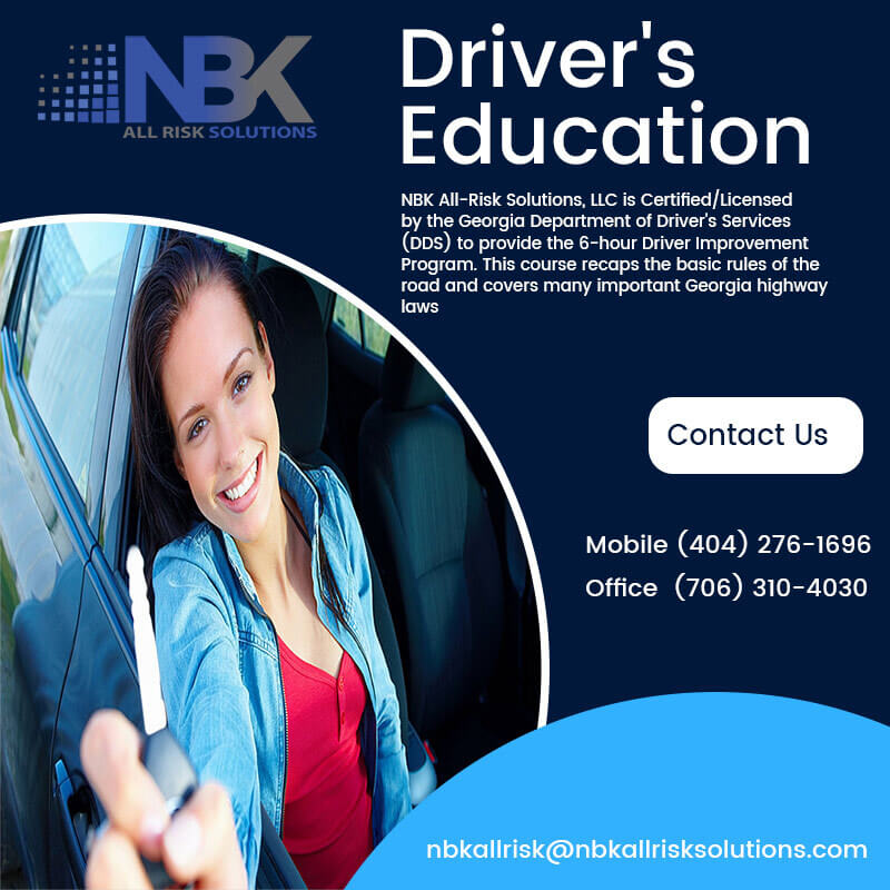 NBK All Risk Solutions is Providing Driver’s Education
