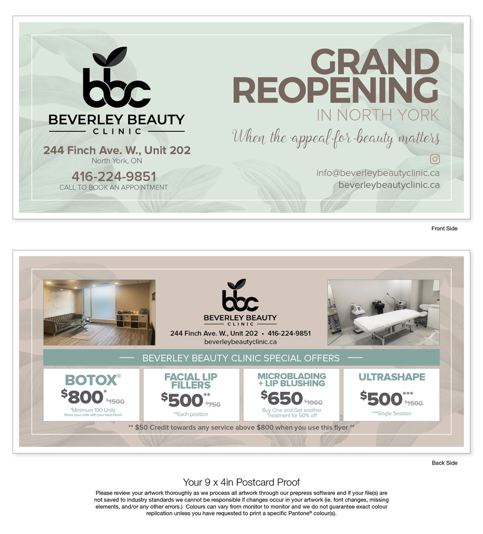 Medi-Spa Grand Reopening Special