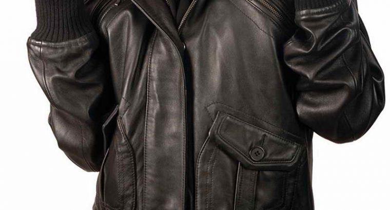 Lira Bomber Leather Jacket For Womens