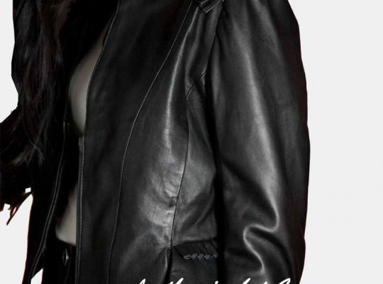 Women Short Leather Jacket