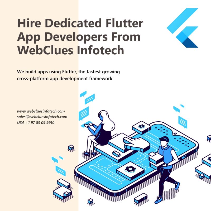 Hire Dedicated Flutter Developers – WebClues Infotech