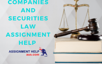 Excellent Companies and Securities Law Assignment Help At the Best Price