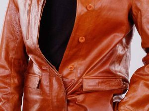 Jhony Leather Blazer