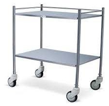 Stainless Steal Instrument Trolley IN NIGERIA BY SCANTRIK MEDICAL SUPPLIES