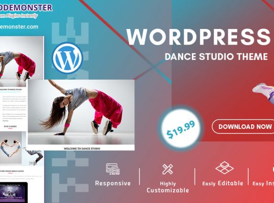 Dance Studio WordPress Theme