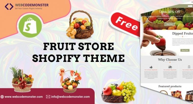 Free Fruit Store Shopify Theme