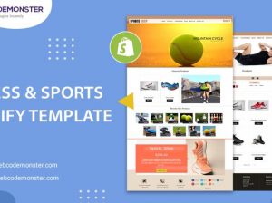 Sports Accessories Website Template