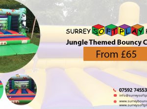 Jungle Themed Bouncy Castle