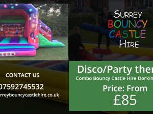 Disco/Party themed Combo Bouncy Castle