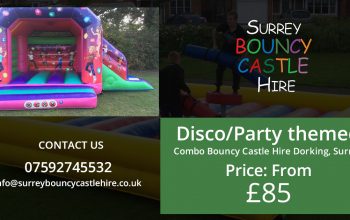 Disco/Party themed Combo Bouncy Castle