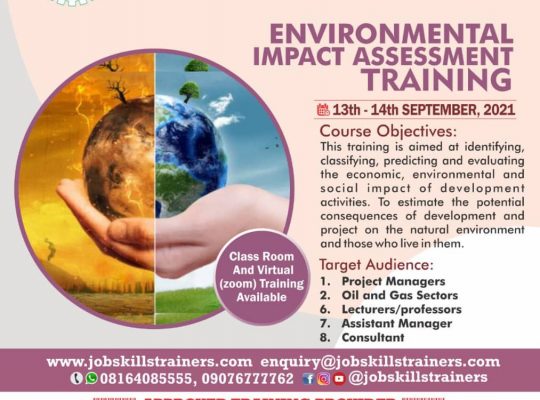 ENVIROMENTAL IMPACT ASSESSMENT TRAINING