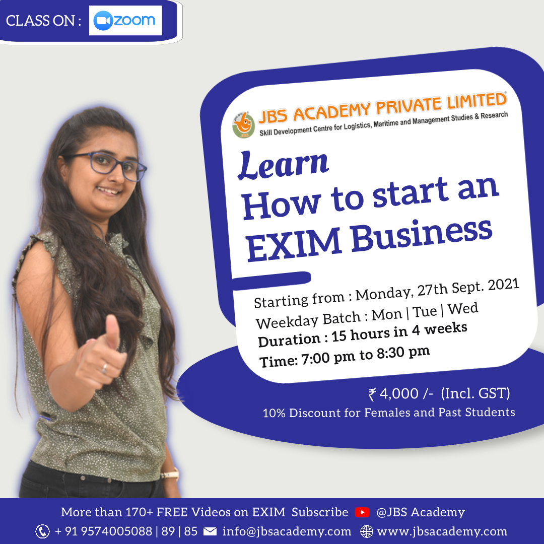 Best EXIM Business | JBS Academy