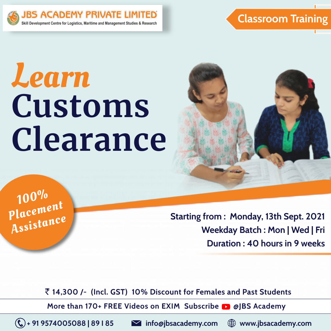 Learn Custom Clearance | JBS Academy