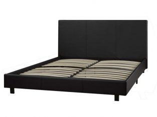 Brassex Full Platform Bed in Black 3032 F BLK