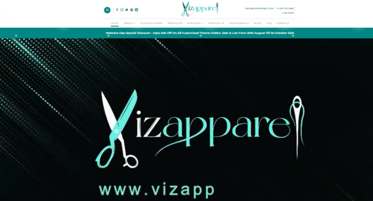 Vizapparel clothing manufacturer