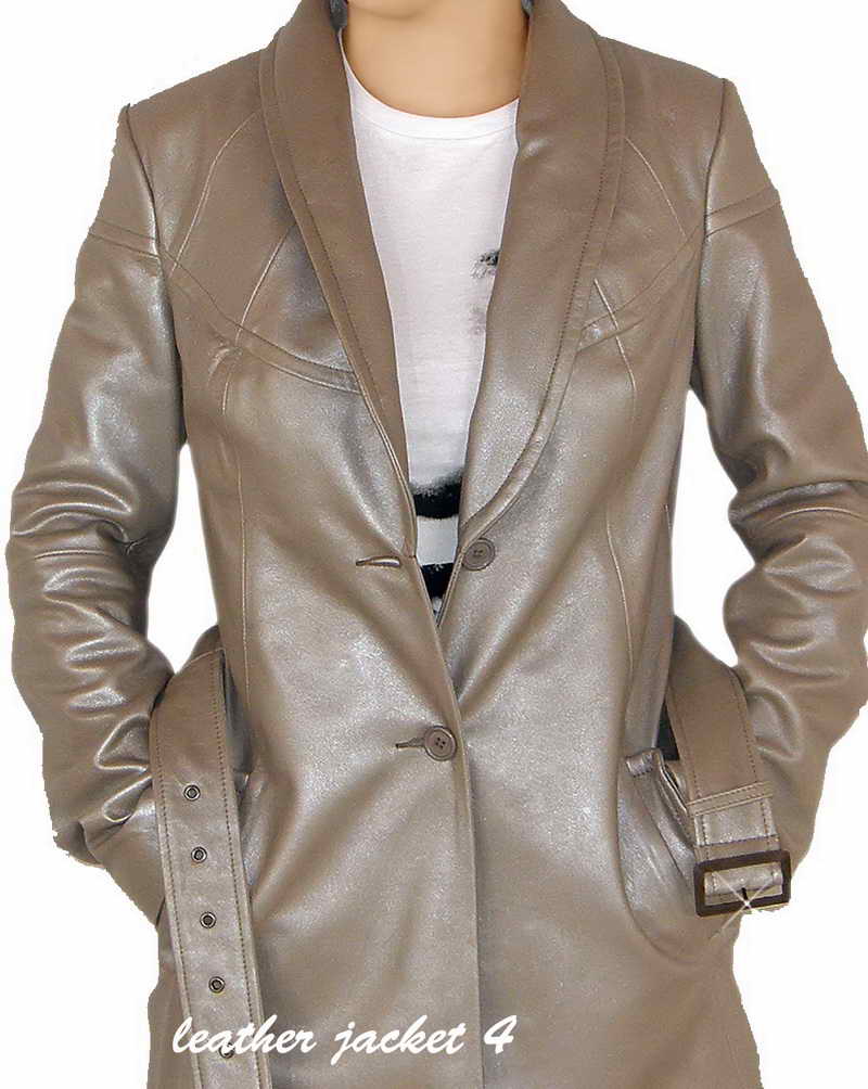 Whitefish Leather Coat