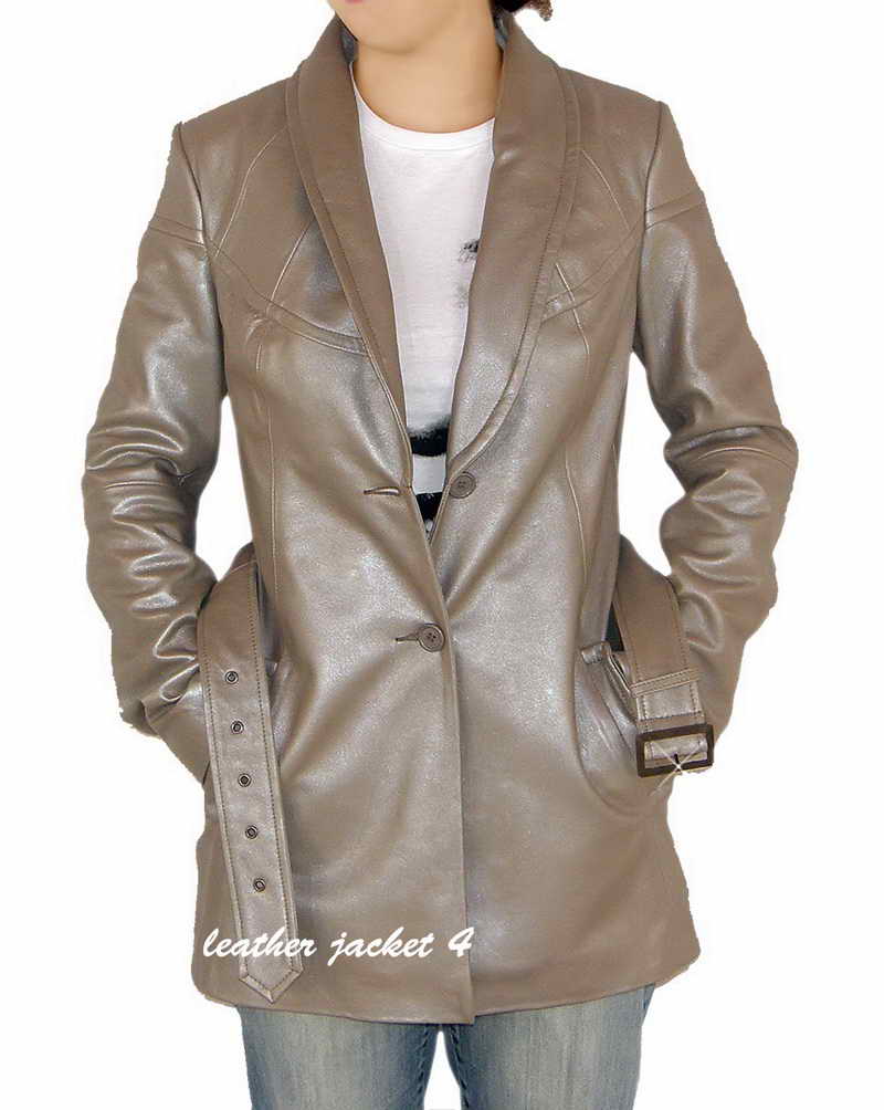 Whitefish Leather Coat
