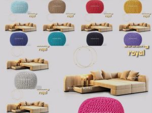 Get 10% flat discount on Knitted Pouffe & Footstool Round Large Moroccan Knitted.