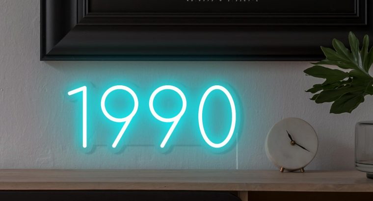 Order Personalised Year LED Neon Tubing From Little Rae Neon Signs