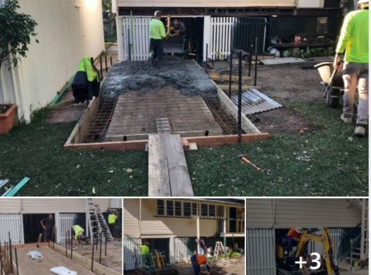 Concrete slab for above ground pool