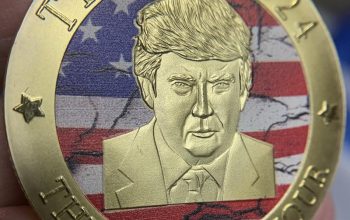 FREE Donald Trump 2024 Gold Coin.