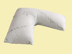Bamboo V Shaped Pillow on sale.