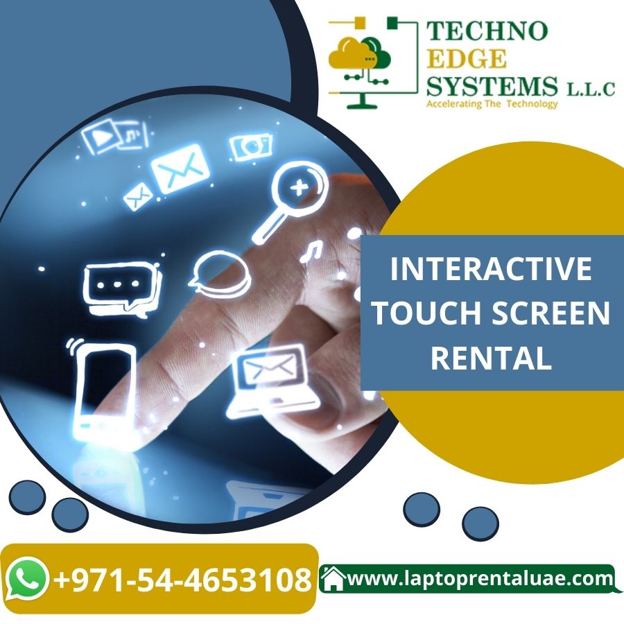Get Led Touch Screens For Rent in Dubai For Your Events
