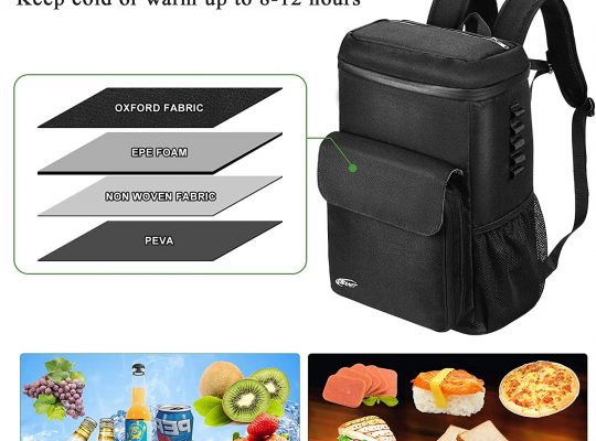Cooler Backpack 35 Cans Leakproof Cooler Bag 35L Waterproof Insulated Backpack Lightweight Lunch Bac