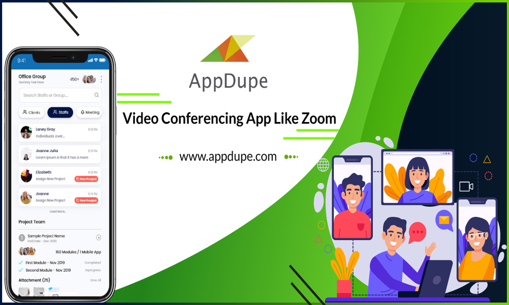 Offer video conferencing solutions by creating a Zoom clone