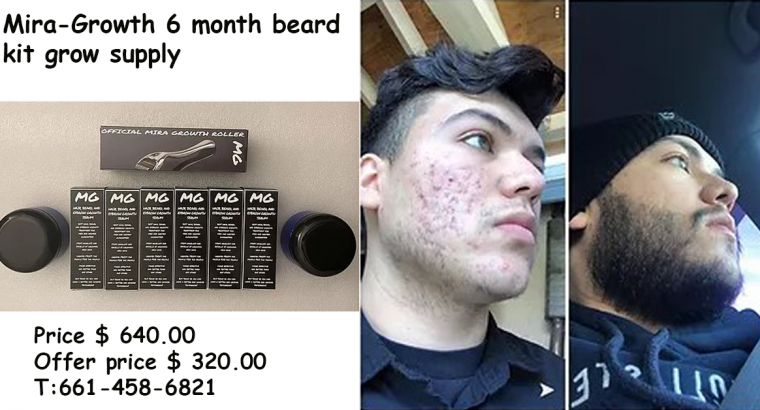 Mira-Growth 6 month beard kit grow supply