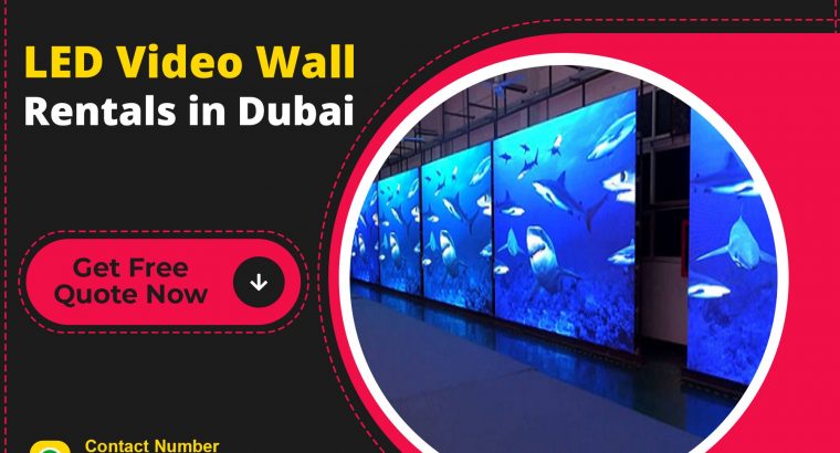 The Video Wall Rental Dubai Has Brought New Technology