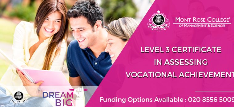 Level 3 Certificate In Assessing Vocational Achievement
