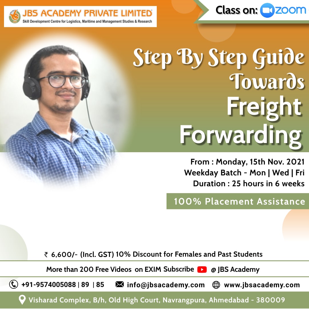 Step By Step Guide Towards Freight Forwarding by JBS Academy