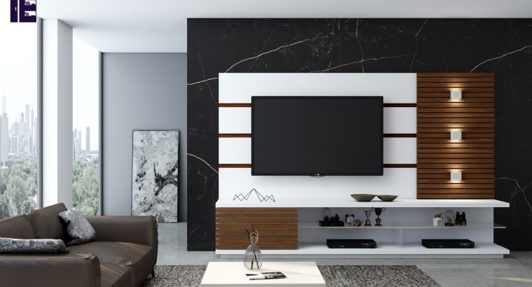 TV Units with Wardrobe | TV Wall Unit | Entertainment TV Unit